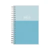 2025 Planners|Blue Sky 2025 Blue Block 3.63" x 6.13" Weekly & Monthly Planner, Plastic Cover, Blue/Light Blue (152251)