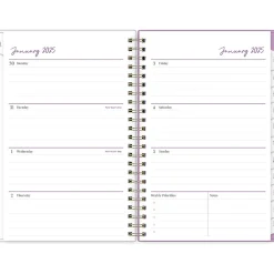 2025 Planners|Blue Sky 2025 Britt Mills Ella Bloom 5" x 8" Weekly & Monthly Planner, Plastic Cover, Multicolor (152471)