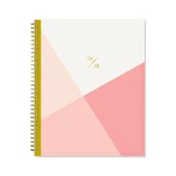 Academic Planners|Blue Sky 2024-2025 Cali Pink 8.5" x 11" Academic Weekly & Monthly Planner, Plastic Cover, Multicolor (130619-A25)