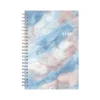 Academic Planners|Blue Sky 2024-2025 Cloudsy 5" x 8" Academic Weekly & Monthly Planner, Plastic Cover, Blue/Brown (150128)