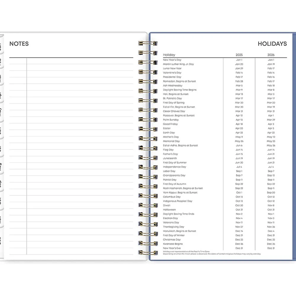2025 Planners|Blue Sky 2025 Cocorrina 5" x 8" Weekly & Monthly Planner, Plastic Cover, Multicolor (143694-25)