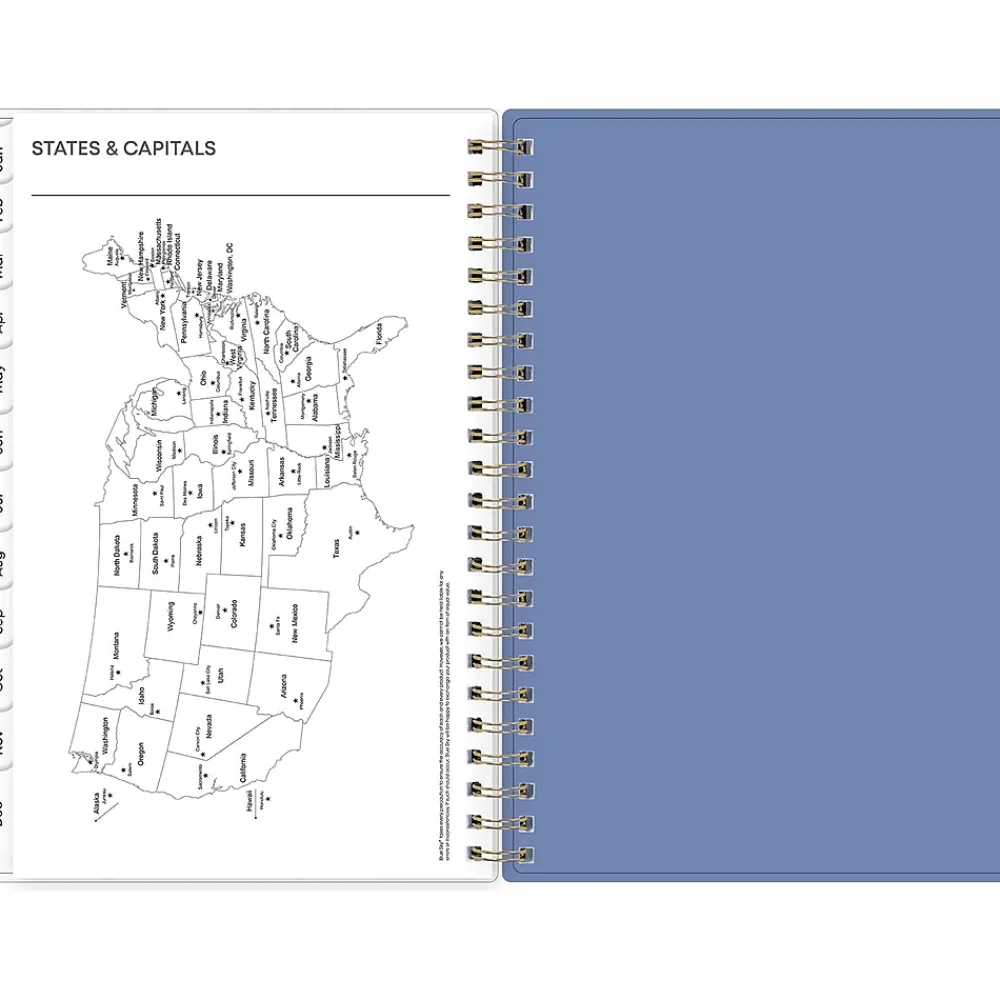 2025 Planners|Blue Sky 2025 Cocorrina 5" x 8" Weekly & Monthly Planner, Plastic Cover, Multicolor (143694-25)