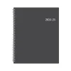 Academic Planners|Blue Sky 2024-2025 Collegiate 8.5" x 11" Academic Weekly & Monthly Planner, Plastic Cover, Gray (100135-A25)