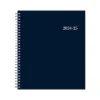 Academic Planners|Blue Sky 2024-2025 Collegiate 8" x 10" Academic Monthly Planner, Plastic Cover, Navy (148674-A25)