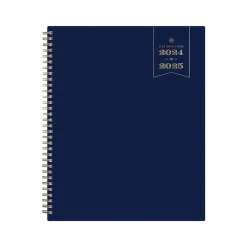 Academic Planners|Blue Sky 2024-2025 Day Designer 8.5" x 11" Academic Weekly & Monthly Planner, Plastic Cover, Deep Blue (149826)