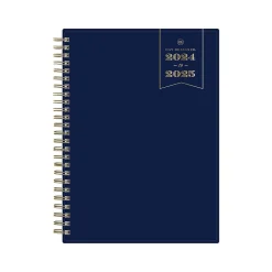 Academic Planners|Blue Sky 2024-2025 Day Designer Academic 5.88" x 8.63" Academic Weekly & Monthly Planner, Deep Blue (150139)