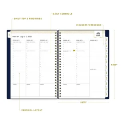 Academic Planners|Blue Sky 2024-2025 Day Designer Academic 5.88