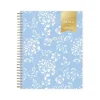 Academic Planners|Blue Sky 2024-2025 Day Designer Annabel 8" x 10" Academic Monthly Planner, Plastic Cover, Blue/White (144868)