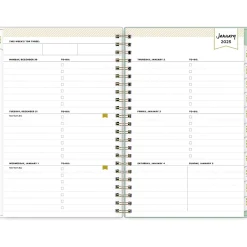 2025 Planners|Blue Sky 2025 Day Designer Arcadia 5" x 8" Weekly & Monthly Planner, Plastic Cover, Multicolor (148143)