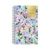 Academic Planners|Blue Sky 2024-2025 Day Designer Blurred Spring Lilac 5" x 8" Academic Weekly & Monthly Planner, Plastic Cover, Multicolor