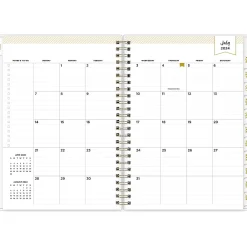 Academic Planners|Blue Sky 2024-2025 Day Designer Climbing Floral Mint 5.88