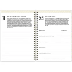 Academic Planners|Blue Sky 2024-2025 Day Designer Climbing Floral Mint 5.88