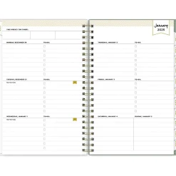 2025 Planners|Blue Sky 2025 Day Designer Felicity 5" x 8" Weekly & Monthly Planner, Plastic Cover, Multicolor (148139)