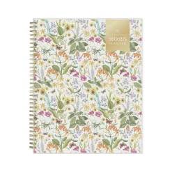 2025 Planners|Blue Sky 2025 Day Designer Fiore Cream 8.5" x 11" Weekly & Monthly Planner, Plastic Cover, Multicolor (148140)