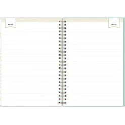 Academic Planners|Blue Sky 2024-2025 Day Designer Flower Field Mint 5.88