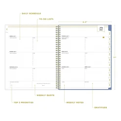 Academic Planners|Blue Sky 2024-2025 Day Designer Flutter 8.5