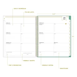 Academic Planners|Blue Sky 2024-2025 Day Designer Palms 8.5