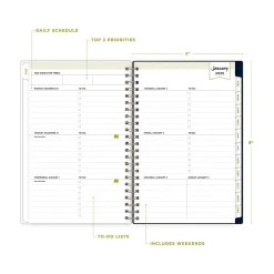 2025 Planners|Blue Sky 2025 Day Designer Peyton Navy 5