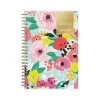 Academic Planners|Blue Sky 2024-2025 Day Designer Secret Garden Mint 5" x 8" Academic Weekly & Monthly Planner, Plastic Cover, Multicolor