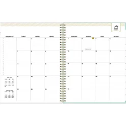 Academic Planners|Blue Sky 2024-2025 Day Designer Secret Garden Mint 8.5