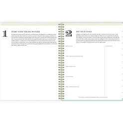 Academic Planners|Blue Sky 2024-2025 Day Designer Secret Garden Mint 8.5