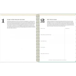 2025 Planners|Blue Sky 2025 Day Designer Secret Garden Mint Green 8.5