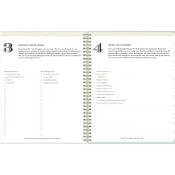 2025 Planners|Blue Sky 2025 Day Designer Secret Garden Mint Green 8.5