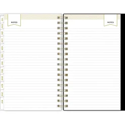 Academic Planners|Blue Sky 2024-2025 Day Designer Somerset Black 3.63