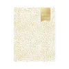Academic Planners|Blue Sky 2024-2025 Day Designer Spotty Small Gold 8.5" x 11" Academic Monthly Planner, Plastic Cover, White/Gold (149829)