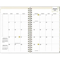 2025 Planners|Blue Sky 2025 Day Designer Tess 5" x 8" Weekly & Monthly Planner, Plastic Cover, Tan/Off-White (148145)