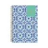 2025 Planners|Blue Sky 2025 Day Designer Tile 5" x 8" Weekly & Monthly Planner, Plastic Cover, Blue/White (101410-25)
