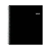 2025 Planners|Blue Sky 2025 Enterprise 8" x 10" Monthly Planner, Plastic Cover, Black (131794-25)