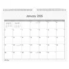 2025 Calendars|Blue Sky 2025 Enterprise 15" x 12" Monthly Wall Calendar, White/Gray (111292-25)