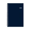 2025 Planners|Blue Sky 2025 Enterprise 5" x 8" Weekly & Monthly Planner, Plastic Cover, Navy (147973)