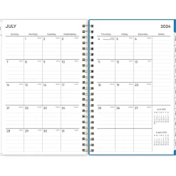 Academic Planners|Blue Sky 2024-2025 Flower Date 5
