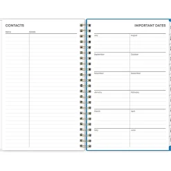 Academic Planners|Blue Sky 2024-2025 Flower Date 5