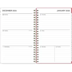 2025 Planners|Blue Sky 2025 Fly By 5" x 8" Weekly & Monthly Planner, Plastic Cover, Multicolor (140196-25)