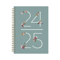 Academic Planners|Blue Sky 2024-2025 Greta 5.88" x 8.63" Academic Weekly & Monthly Planner, Plastic Cover, Multicolor (136482-A25)