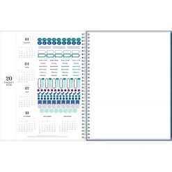 2025 Planners|Blue Sky 2025 inkWELL Press Twilight Blooms 8.5