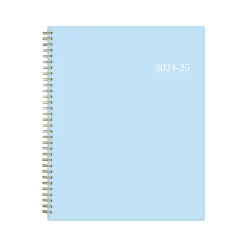 Academic Planners|Blue Sky 2024-2025 Jordy Blue 8.5" x 11" Academic Weekly & Monthly Planner, Plastic Cover (149814)