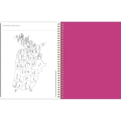 2025 Planners|Blue Sky 2025 Kelly Ventura Magenta Blooms 8.5
