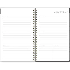 2025 Planners|Blue Sky 2025 Kelly Ventura Midnight Garden 5" x 8" Weekly & Monthly Planner, Plastic Cover, Multicolor (140946-25)