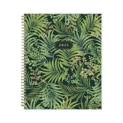 2025 Planners|Blue Sky 2025 Laina Dark 8.5" x 11" Weekly & Monthly Planner, Plastic Cover, Green/Black (148231)