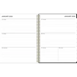 2025 Planners|Blue Sky 2025 Leafy Lounge 8.5" x 11" Weekly & Monthly Planner, Plastic Cover, Green/Gray (147930)