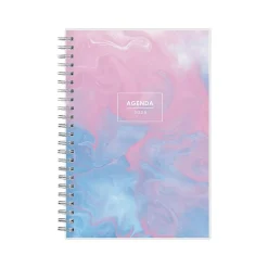 2025 Planners|Blue Sky 2025 Lucidity 5" x 8" Weekly & Monthly Planner, Plastic Cover, Pink/Blue (150786)