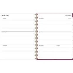 Academic Planners|Blue Sky 2024-2025 Mahalo 8.5" x 11" Academic Weekly & Monthly Planner, Plastic Cover, Multicolor (100149-A25)