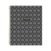 2025 Planners|Blue Sky 2025 Makeera 8.5" x 11" Weekly & Monthly Planner, Plastic Cover, Dark Gray/White (150784)