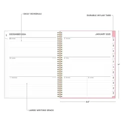 2025 Planners|Blue Sky 2025 Mimi Pink 8.5