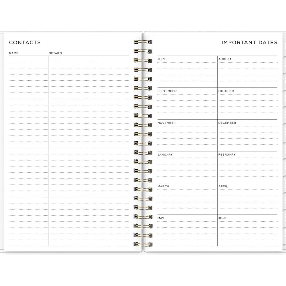 Academic Planners|Blue Sky 2024-2025 Multicolor Smoke 5" x 8" Academic Weekly & Monthly Planner (133682-A25)