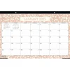 2025 Calendars|Blue Sky 2025 Natalya 17" x 11" Monthly Desk Pad Calendar, Pink/White (148771-25)